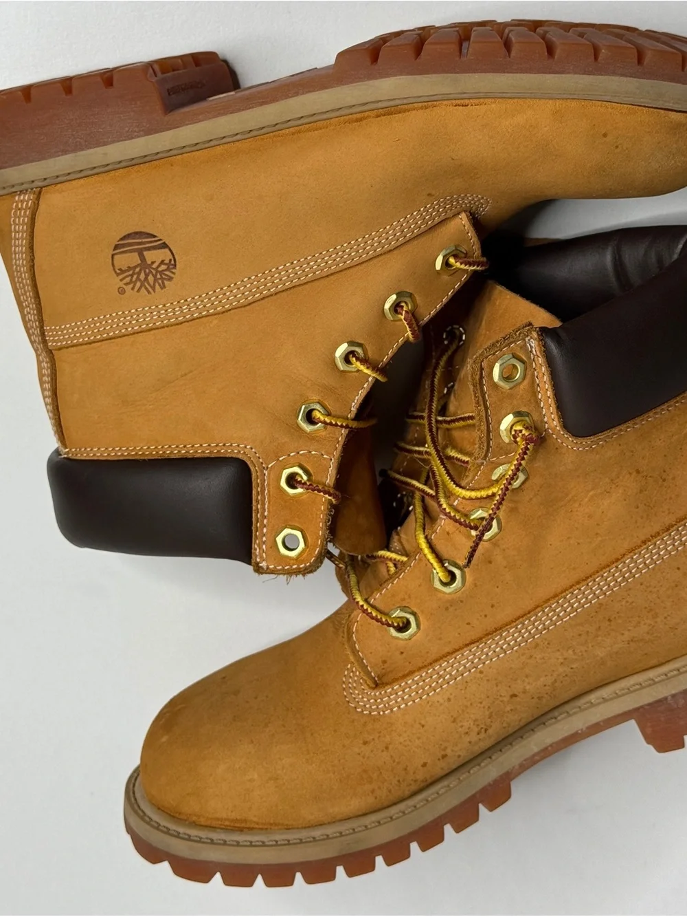 Timberland Wheat Suede Lace-Up Men's Work Boots